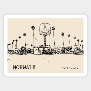 Norwalk California Sticker